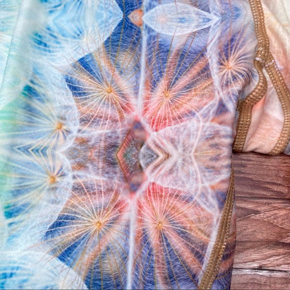 🆕🆕✨ NIYAMA SOL VINTAGE RARE DANDELION ENDLESS HI-WAIST LEGGING NWT XS + SMALL - Picture 6 of 12